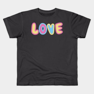 pansexual love Kids T-Shirt
